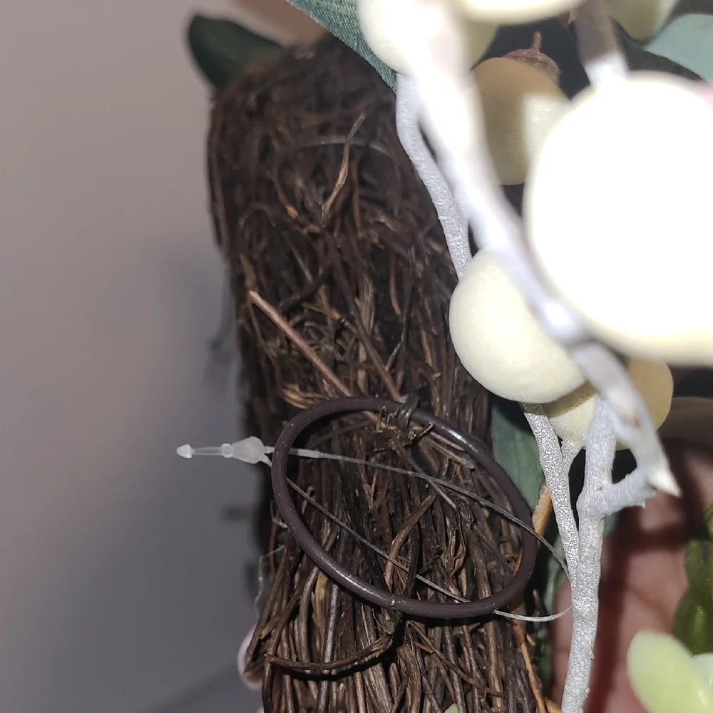 Floral Wreath with Sunflowers and Pumpkins - Picture 4 of 5